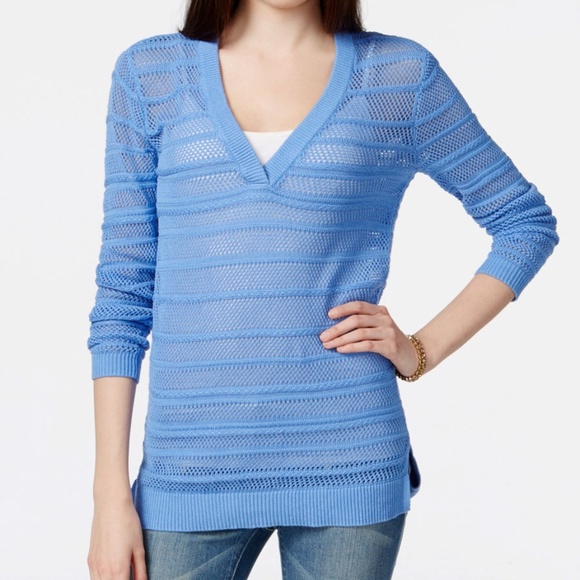 michael kors blue sweater